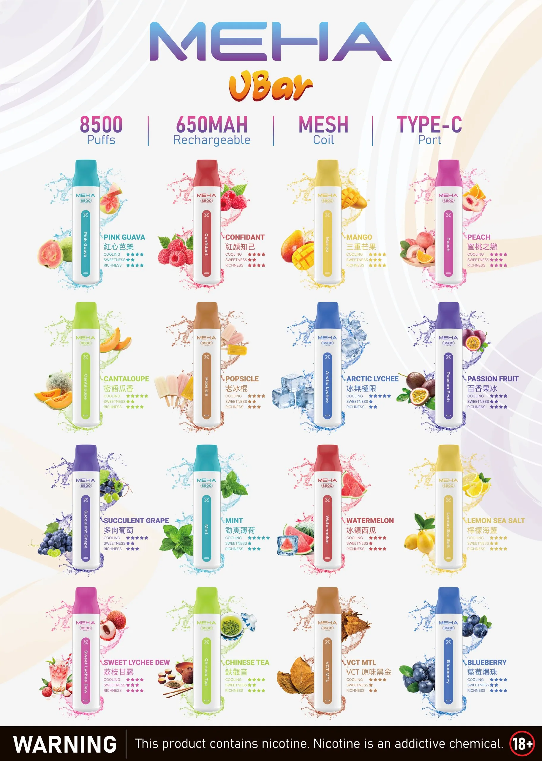 工坊現貨｜魅嗨 拋棄式 8500口